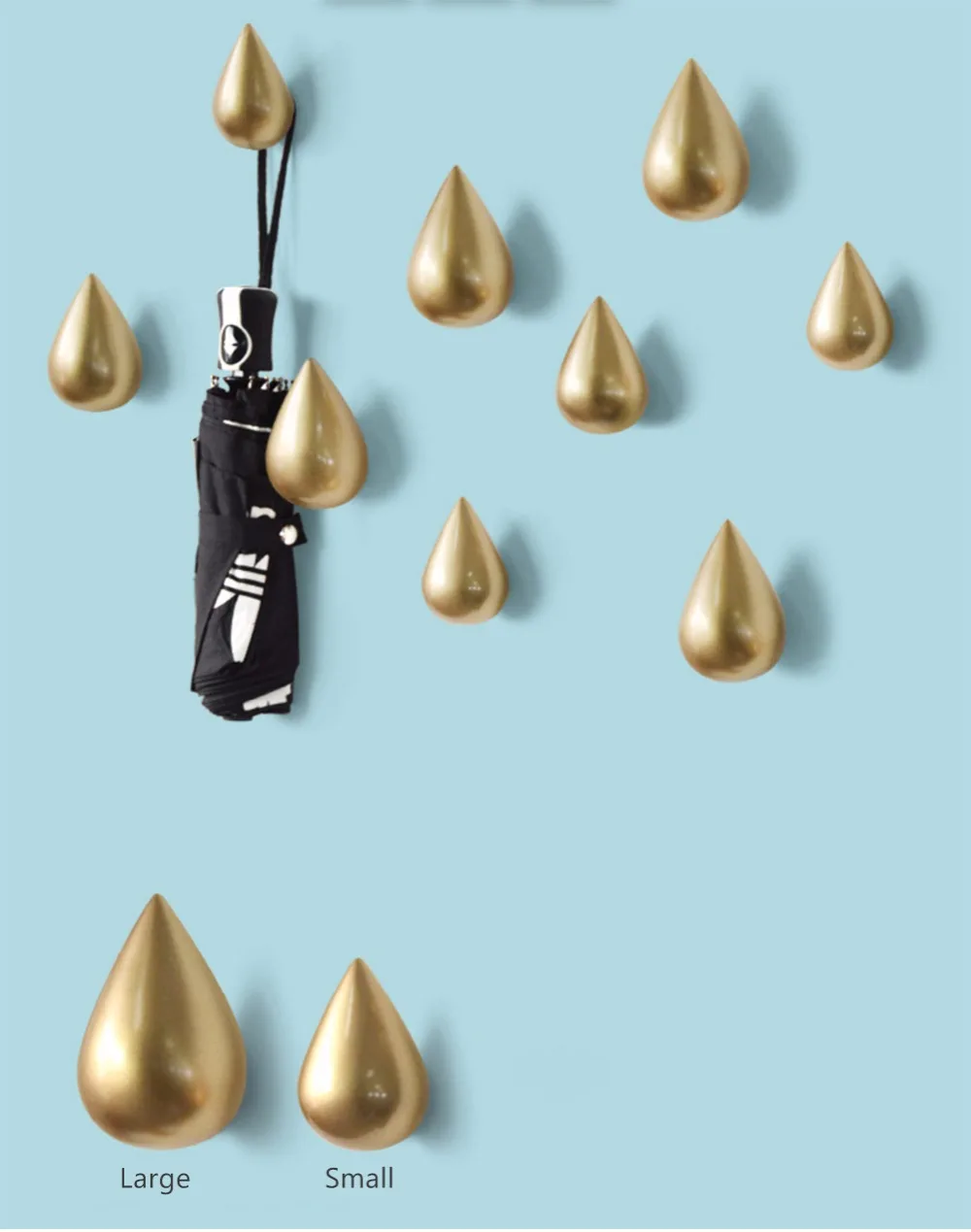 Colored Resin Metal Water Rain Drop Clothes Hooks S/L Reusable Wall Hangers For Hanging Coat Jacket Handbag Towel Organizer Bags
Colored Resin Metal Water Rain Drop Clothes Hooks S/L Reusable Wall Hangers For Hanging Coat Jacket Handbag Towel Organizer Bags