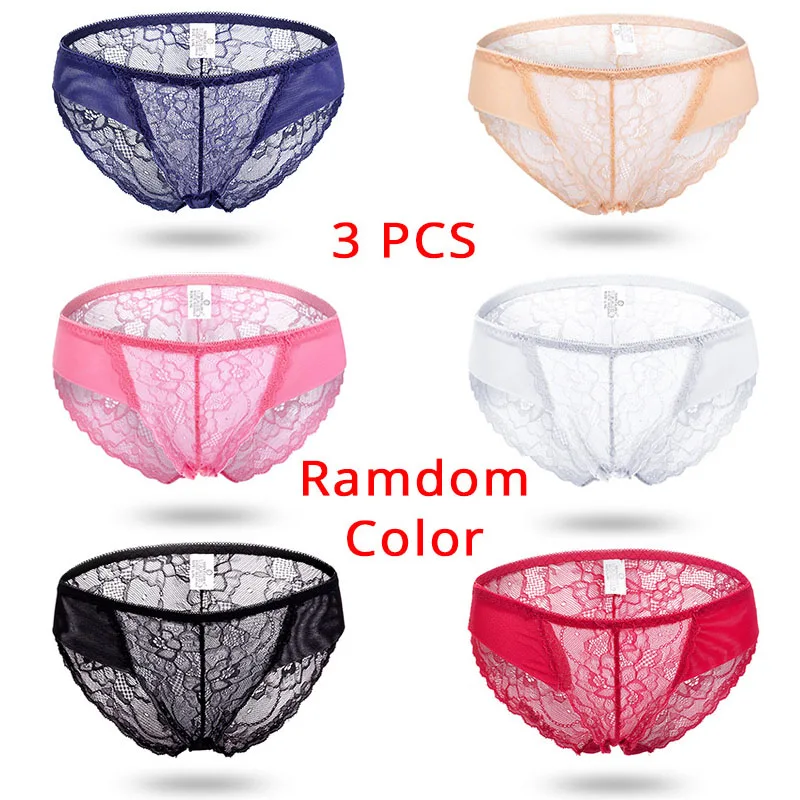 3PCS Panties Women Briefs Sexy Lace Hollow Panties Female Briefs Soft Cotton Crotch lingeries Women Seamless Underwear Panties
3PCS Panties Women Briefs Sexy Lace Hollow Panties Female Briefs Soft Cotton Crotch lingeries Women Seamless Underwear Panties