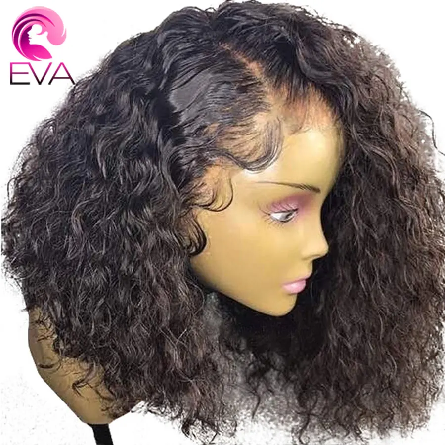 Curly 360 Lace Frontal Wig Pre Plucked With Baby Hair 180% Density Short Lace Front Human Hair Bob Wigs Brazilian Remy Eva Hair
Curly 360 Lace Frontal Wig Pre Plucked With Baby Hair 180% Density Short Lace Front Human Hair Bob Wigs Brazilian Remy Eva Hair