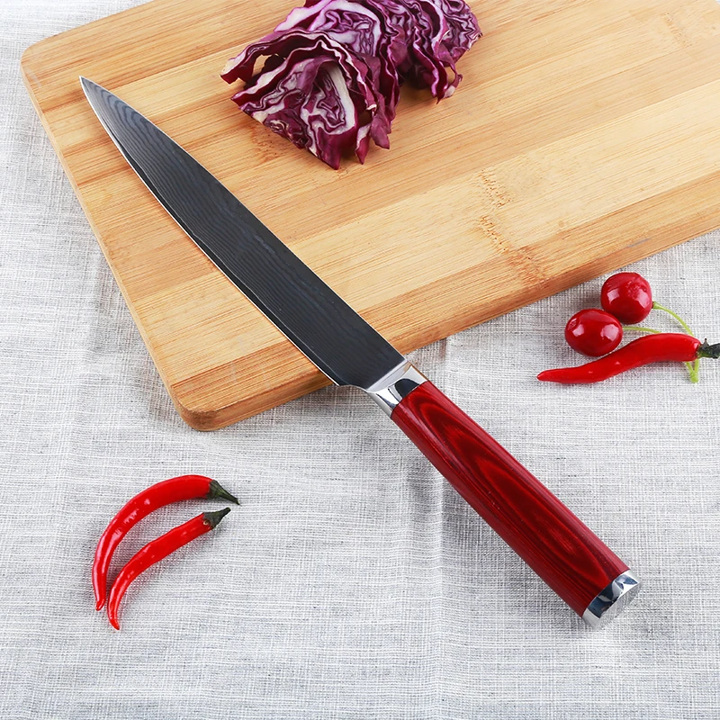 FINDKING 8 inch filleting knives damascus steel blade kitchen knife wood handle 71 layers damascus cleaver knife fish slicing
FINDKING 8 inch filleting knives damascus steel blade kitchen knife wood handle 71 layers damascus cleaver knife fish slicing