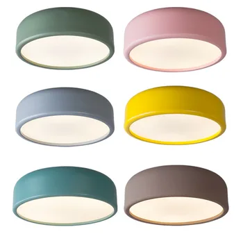 Modern Round LED Ceiling Light Lamp Colorful Lampshade Macarons Ceiling Mounted Lamp For Kitchen Bedroom Foyer Children's Room
Modern Round LED Ceiling Light Lamp Colorful Lampshade Macarons Ceiling Mounted Lamp For Kitchen Bedroom Foyer Children's Room