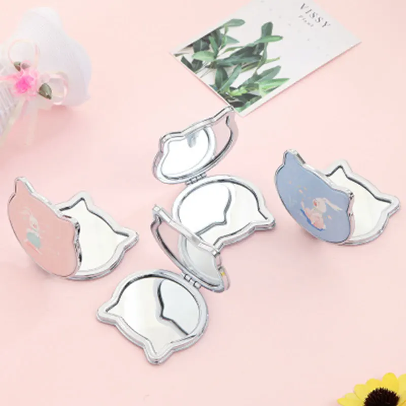 Mini Mirror Pocket Cat Rabbit Shape Cosmetic Mirror Portable Double-Sided Folding Mirror For Girls
Mini Mirror Pocket Cat Rabbit Shape Cosmetic Mirror Portable Double-Sided Folding Mirror For Girls