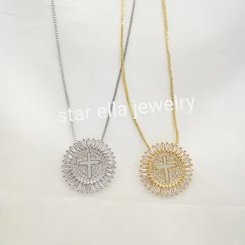 10pcs/lot High Quanlity Micro Pave White Cubic Zirconia Brass Hollow Cross Chain Necklace Fashion Jewelry Collares
10pcs/lot High Quanlity Micro Pave White Cubic Zirconia Brass Hollow Cross Chain Necklace Fashion Jewelry Collares