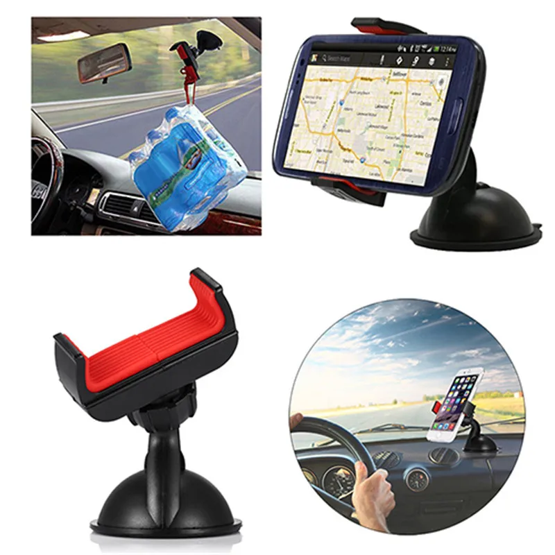 360 degree Rotated Car Holder Windshield Mount Bracket Stand for Mobile Cell Phone GPS
360 degree Rotated Car Holder Windshield Mount Bracket Stand for Mobile Cell Phone GPS