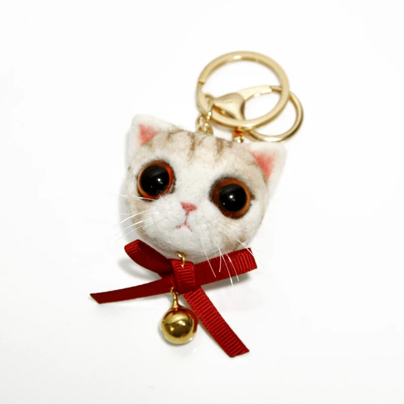 DIY Pendant Bell Cat Non Finished Felting Poked Free Shipping Handcraft Wool Felt Poked Set DIY Yellow Cat Head Felt for Needle 
DIY Pendant Bell Cat Non Finished Felting Poked Free Shipping Handcraft Wool Felt Poked Set DIY Yellow Cat Head Felt for Needle