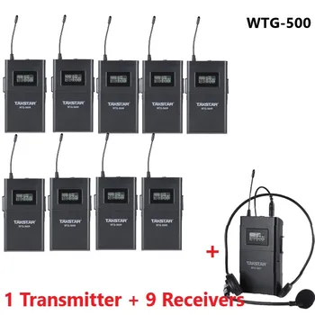 100m operating range 1 Transmitter+9 Receivers Takstar WTG-500 UHF Wireless tour guide system/Acoustic Transmission System
100m operating range 1 Transmitter+9 Receivers Takstar WTG-500 UHF Wireless tour guide system/Acoustic Transmission System