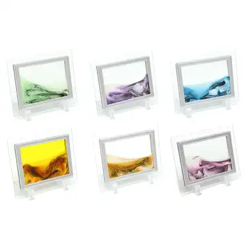 13X17cm Framed Moving Sand Time Liquid Landscape Glass Picture Home Office Ornaments Decoration Accessories Craft Art Gift
13X17cm Framed Moving Sand Time Liquid Landscape Glass Picture Home Office Ornaments Decoration Accessories Craft Art Gift