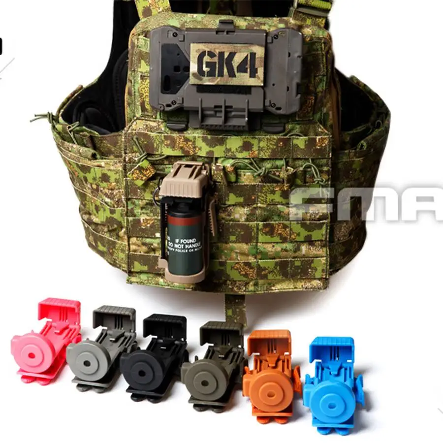 FMA Flash Bang Quick Release Holster Holder for Molle System MK13 Short Version Shock Model
FMA Flash Bang Quick Release Holster Holder for Molle System MK13 Short Version Shock Model