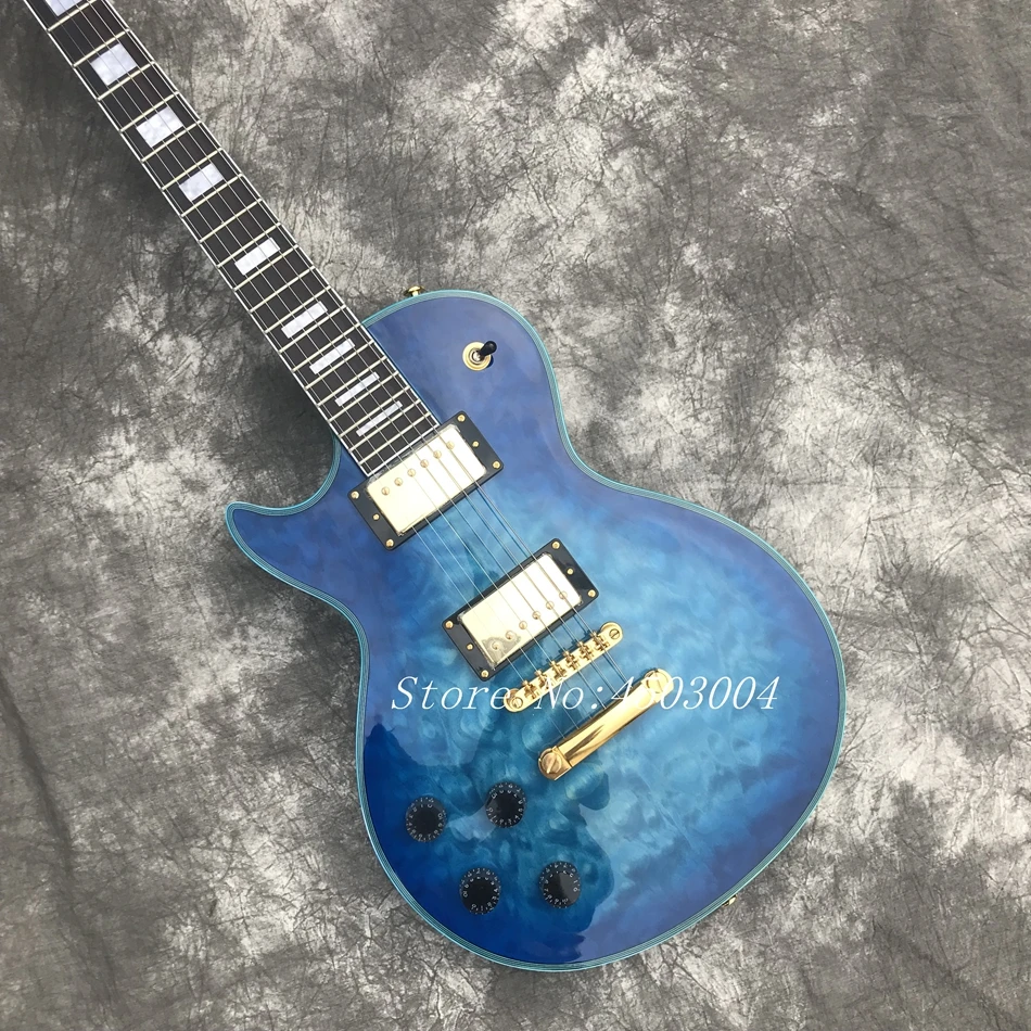 Vintage Blue Quilted Finish Left Handed Custom Guitars Electric Chinese OEM Guitar Body & Kits Available
Vintage Blue Quilted Finish Left Handed Custom Guitars Electric Chinese OEM Guitar Body & Kits Available