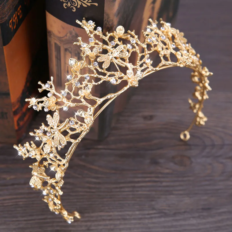 FORSEVEN Golden Crown hair stick Baroque beauty hair Wedding pearl crystal Tiara Bridal Hair Accessories head Jewelry hair pins
FORSEVEN Golden Crown hair stick Baroque beauty hair Wedding pearl crystal Tiara Bridal Hair Accessories head Jewelry hair pins