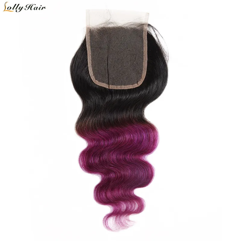 1b purplr ombre body wave human hair bundles (10)
