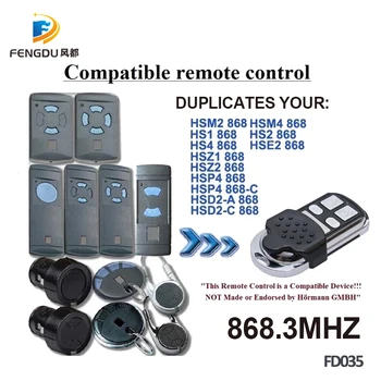 2PCS remote control Duplicator Compatible with Hormann HS, HSE, HSZ, HSD, HSM Remote Control 868.3MHz clone (blue buttons only)
2PCS remote control Duplicator Compatible with Hormann HS, HSE, HSZ, HSD, HSM Remote Control 868.3MHz clone (blue buttons only)