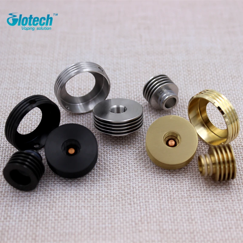 Glotech 3pcs/set of 510 thread Heat Sink Adaptor for RDA RBA Atomizers+drip tips heat sink+protection Ring Adapter
Glotech 3pcs/set of 510 thread Heat Sink Adaptor for RDA RBA Atomizers+drip tips heat sink+protection Ring Adapter