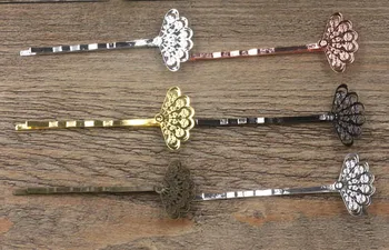 20*25mm Vintage Filigree Flower Bobby Hairpins Blanks Findings Cabochons Bases DIY Women's Bride Hair Clips Making Multi-color
20*25mm Vintage Filigree Flower Bobby Hairpins Blanks Findings Cabochons Bases DIY Women's Bride Hair Clips Making Multi-color