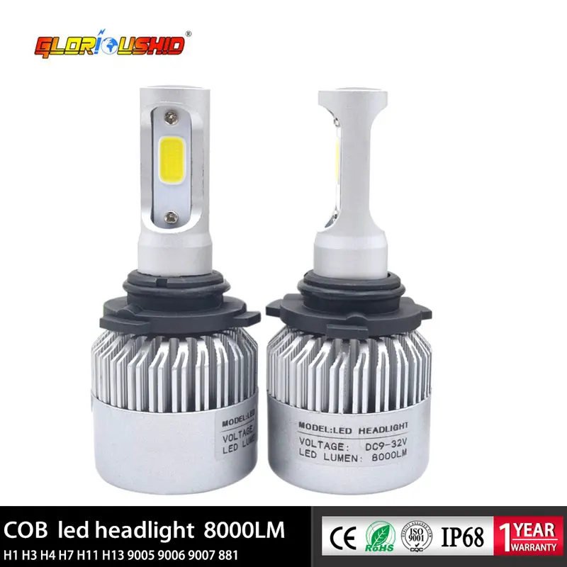 72W 8000LM 9005 Led Car Headlight bulb HB3 H10 All in one Design Fog Light Conversion Kit Auto Headlamp 6500k White 12V
72W 8000LM 9005 Led Car Headlight bulb HB3 H10 All in one Design Fog Light Conversion Kit Auto Headlamp 6500k White 12V