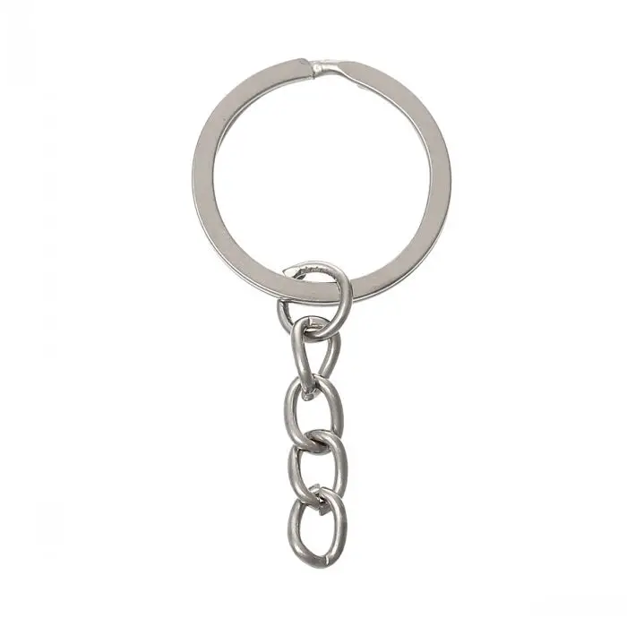 Doreen Box 2015 new Key Chains & Key Rings Round Silver Tone Keychain 5.1cm x 24.0mm,100 PCs
Doreen Box 2015 new Key Chains & Key Rings Round Silver Tone Keychain 5.1cm x 24.0mm,100 PCs