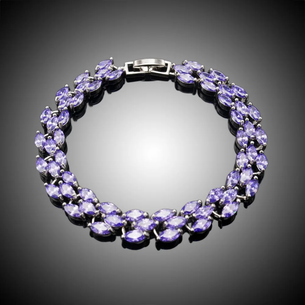 YULAILI Free Shipment Novel Design Factory Fashion Copper Charm Bracelet With Purple Zircon For Women
YULAILI Free Shipment Novel Design Factory Fashion Copper Charm Bracelet With Purple Zircon For Women