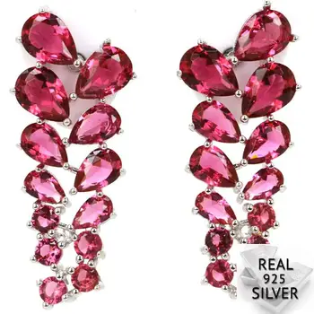 4.5g Real 925 Solid Sterling Silver Deluxe Pink Raspberry Rhodolite Garnet CZ Stud Earrings 31x11mm
4.5g Real 925 Solid Sterling Silver Deluxe Pink Raspberry Rhodolite Garnet CZ Stud Earrings 31x11mm