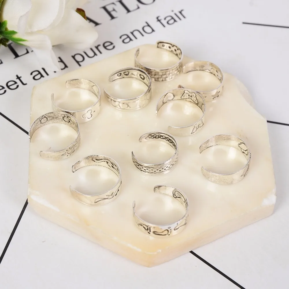 10PCS Vintage Retro Antique Silver Beach Punk Elephant Moon Arrow Ring Set Ethnic Carved Adjustable Open Toe Ring Finger Foot
10PCS Vintage Retro Antique Silver Beach Punk Elephant Moon Arrow Ring Set Ethnic Carved Adjustable Open Toe Ring Finger Foot