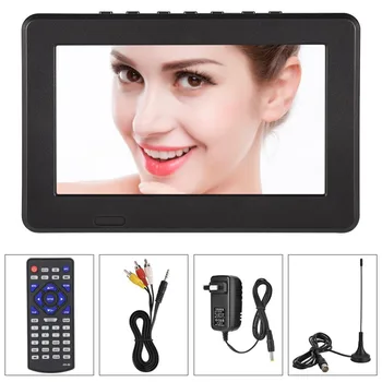 Portable 7" TV 110V-240V ATSC 16:9 Digital Television TV Support TF USB Ports LED 1080P HD HDMI Video Player with 800Mah Battery
Portable 7" TV 110V-240V ATSC 16:9 Digital Television TV Support TF USB Ports LED 1080P HD HDMI Video Player with 800Mah Battery