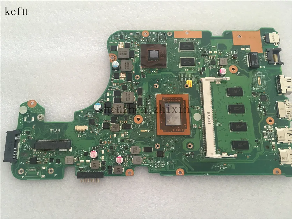 For ASUS X555DG Laptop motherboard X555Y X555YI 4G RAM REV.2.0 Mainboard With processor test good
For ASUS X555DG Laptop motherboard X555Y X555YI 4G RAM REV.2.0 Mainboard With processor test good