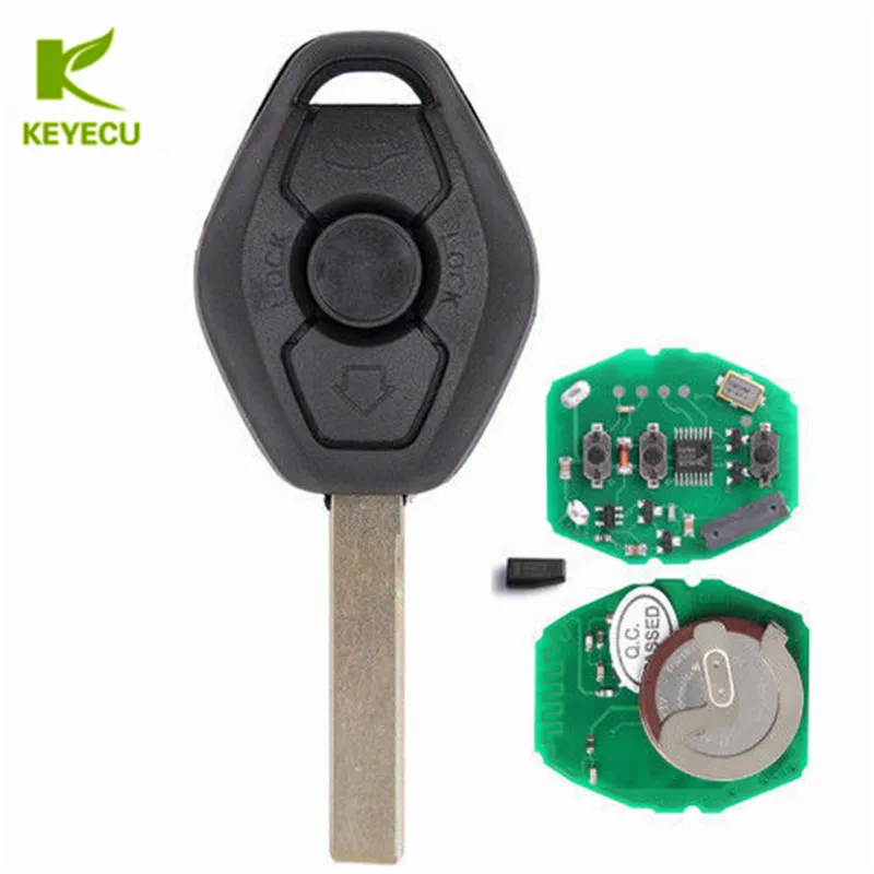 KEYECU Rechargeable Remote Key Keyless FOB 3 Button 433.92MHz With Chip ID44 PCF7935 For BMW 3 5 X series 1995-2005
KEYECU Rechargeable Remote Key Keyless FOB 3 Button 433.92MHz With Chip ID44 PCF7935 For BMW 3 5 X series 1995-2005