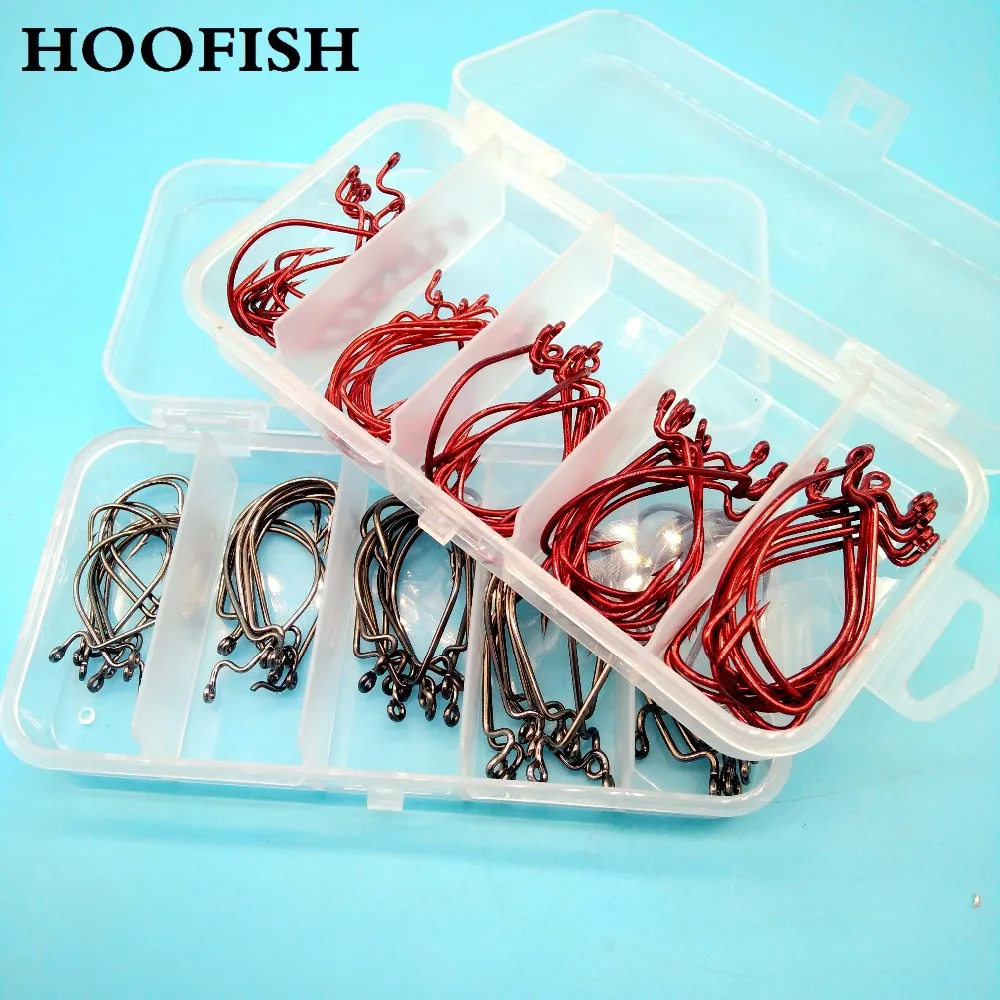 HOOFISH 100PCS/BOX High Carbon Steel Crank Hook 2# 1# 1/0# 2/0# 3/0# Fishing Tackle
HOOFISH 100PCS/BOX High Carbon Steel Crank Hook 2# 1# 1/0# 2/0# 3/0# Fishing Tackle