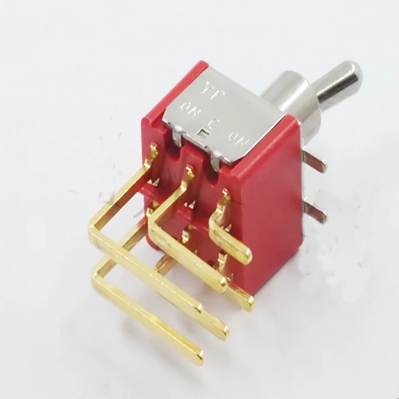 1pcs curved foot rocker toggle switch rocker switch 6 feet 2 file gold-plated shaking head button switch MTS-202-C4-NO
1pcs curved foot rocker toggle switch rocker switch 6 feet 2 file gold-plated shaking head button switch MTS-202-C4-NO