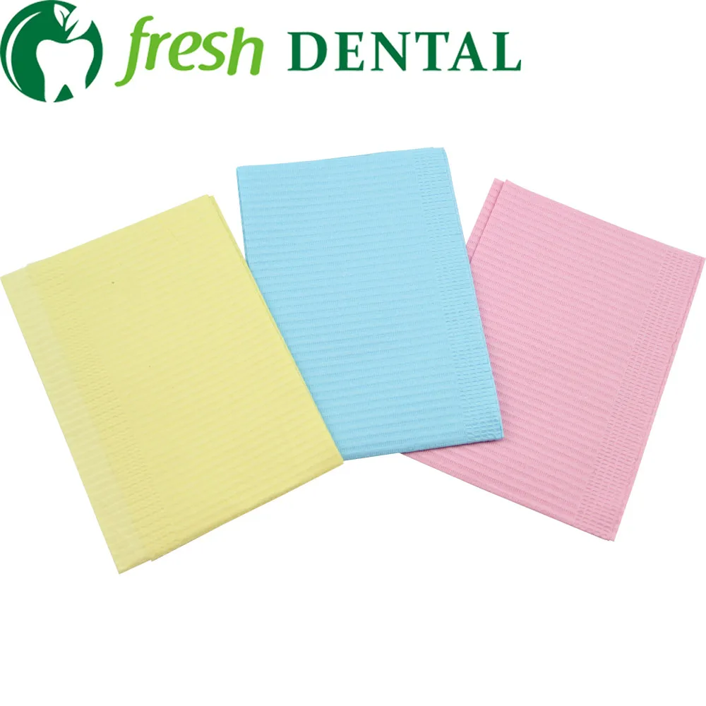500PCS Dental Bibs 3-Ply Disposable Waterproof sheets Clean Supply 13 x 18" High Quality Dental Supplies Patient Bib SL444
500PCS Dental Bibs 3-Ply Disposable Waterproof sheets Clean Supply 13 x 18" High Quality Dental Supplies Patient Bib SL444