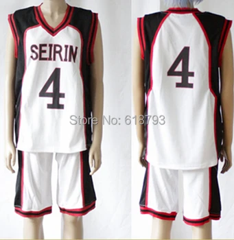 Free shipping Kuroko no basuke SEIRIN Cosplay Costume Kuroko Tetsuya Nomber 4,7,10,11,16 basketball Sprot Wear
Free shipping Kuroko no basuke SEIRIN Cosplay Costume Kuroko Tetsuya Nomber 4,7,10,11,16 basketball Sprot Wear