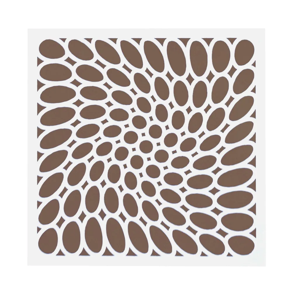13 cm DIY Crafts Layering Stone Geometry Background Stencil for Painting Scrapbooking Embossing Gift Paper Cards Template Tool
13 cm DIY Crafts Layering Stone Geometry Background Stencil for Painting Scrapbooking Embossing Gift Paper Cards Template Tool