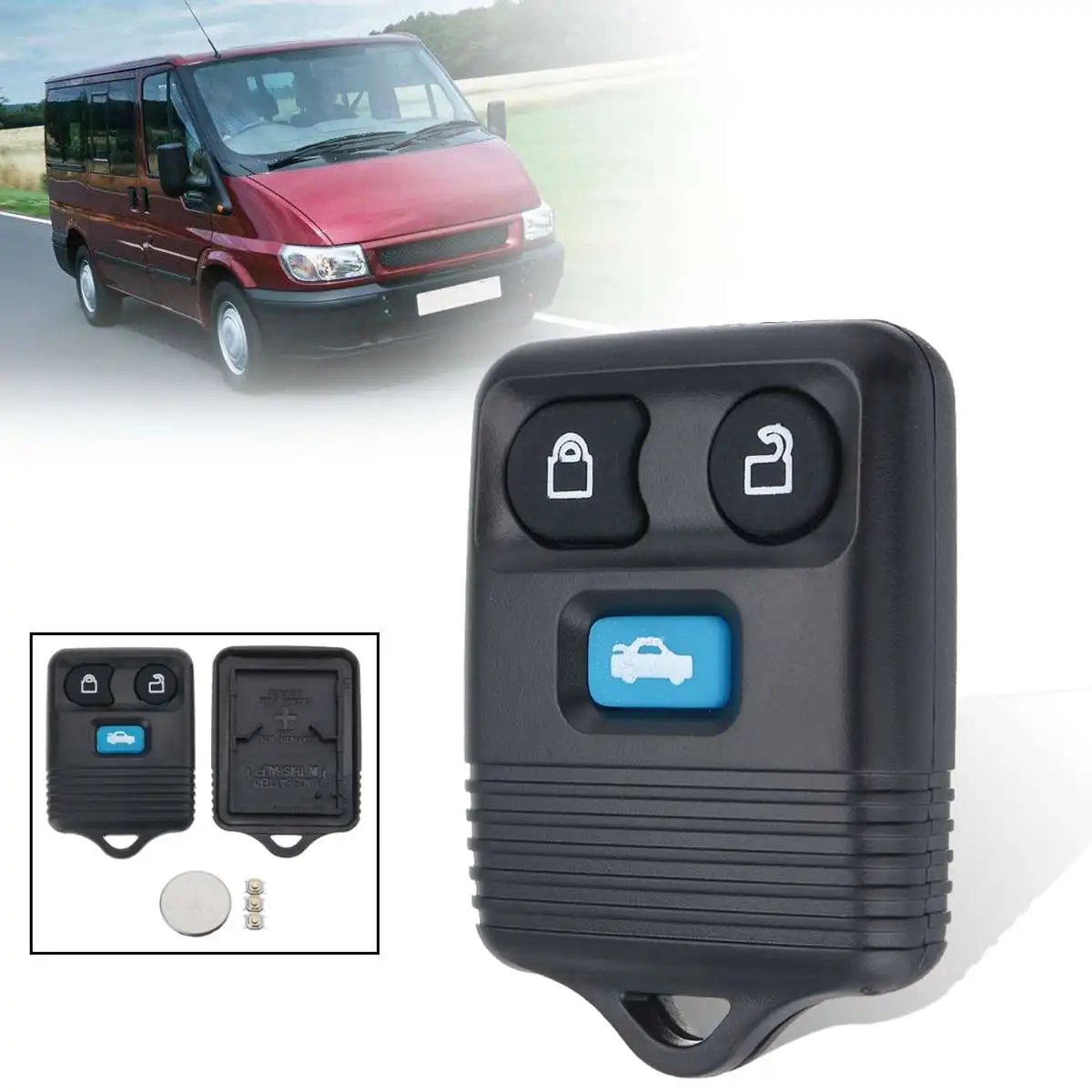 3 Button Remote Car Key Case Shell Fob With Switch Battery For Ford Transit MK6 Connect 2000 2001 2002 2003 2004 2005 2006
3 Button Remote Car Key Case Shell Fob With Switch Battery For Ford Transit MK6 Connect 2000 2001 2002 2003 2004 2005 2006