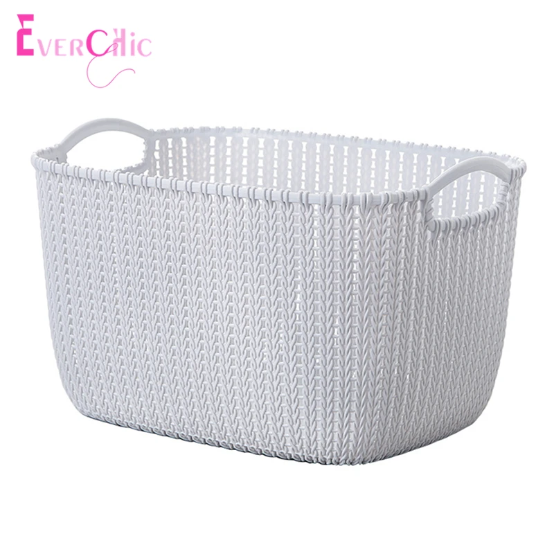 Plastic Rectangular Storage Basket With Handle Portable Rattan Paper Pen Debris Storage Bucket Home Decoration Gift Cosmetic
Plastic Rectangular Storage Basket With Handle Portable Rattan Paper Pen Debris Storage Bucket Home Decoration Gift Cosmetic