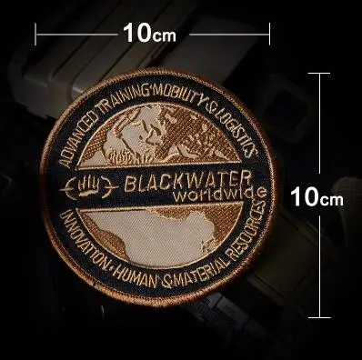 Blackwater Patch Military Worldwide Embroidered Tactical Hook And Loop Patch Combat Fabric Armband Army Cloth Morale Badge
Blackwater Patch Military Worldwide Embroidered Tactical Hook And Loop Patch Combat Fabric Armband Army Cloth Morale Badge