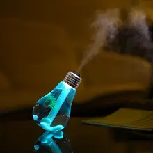 New Novel Seven Color Mini Bulb Humidifier Atomizer Powerd By Computer/ Power Bank/ Socket Christmas Gift