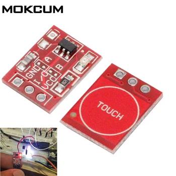 10Pcs TTP223 Touch Key Switch Module Touch Button Capacitive Switches Self-Locking/No-Locking Capacitive Touch Switches
10Pcs TTP223 Touch Key Switch Module Touch Button Capacitive Switches Self-Locking/No-Locking Capacitive Touch Switches