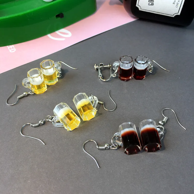 mini Beer mug Drop Earrings for Women Fashion Accessories Girl DIY Handmade Unique Personality Dangle Earrings Jewelry Gift
mini Beer mug Drop Earrings for Women Fashion Accessories Girl DIY Handmade Unique Personality Dangle Earrings Jewelry Gift