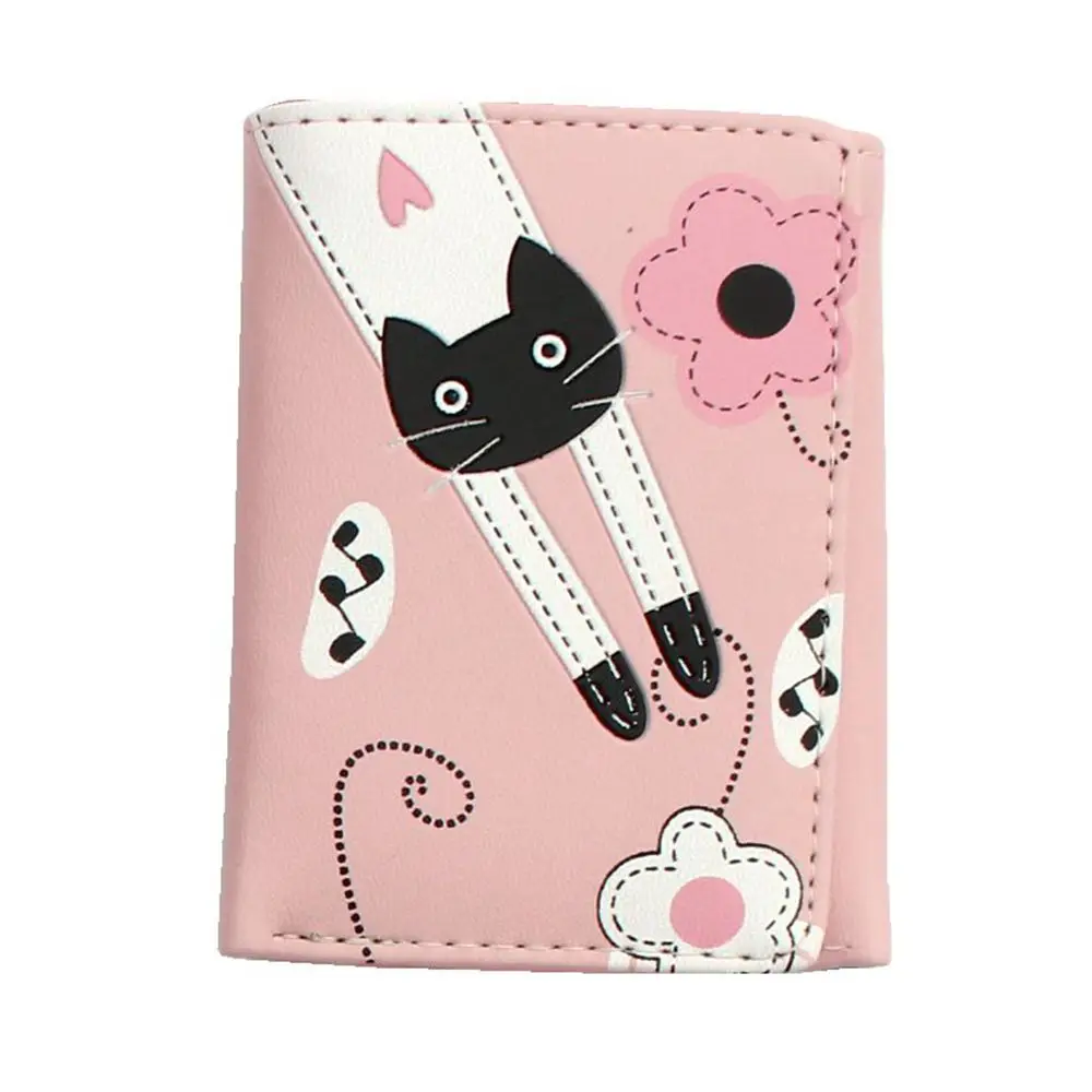 New Cute Cat style Wallet Women Purse PU Leather Anime Trifold Card Holder Coin Purses Short Clutch Small Wallet Female Carteira
New Cute Cat style Wallet Women Purse PU Leather Anime Trifold Card Holder Coin Purses Short Clutch Small Wallet Female Carteira