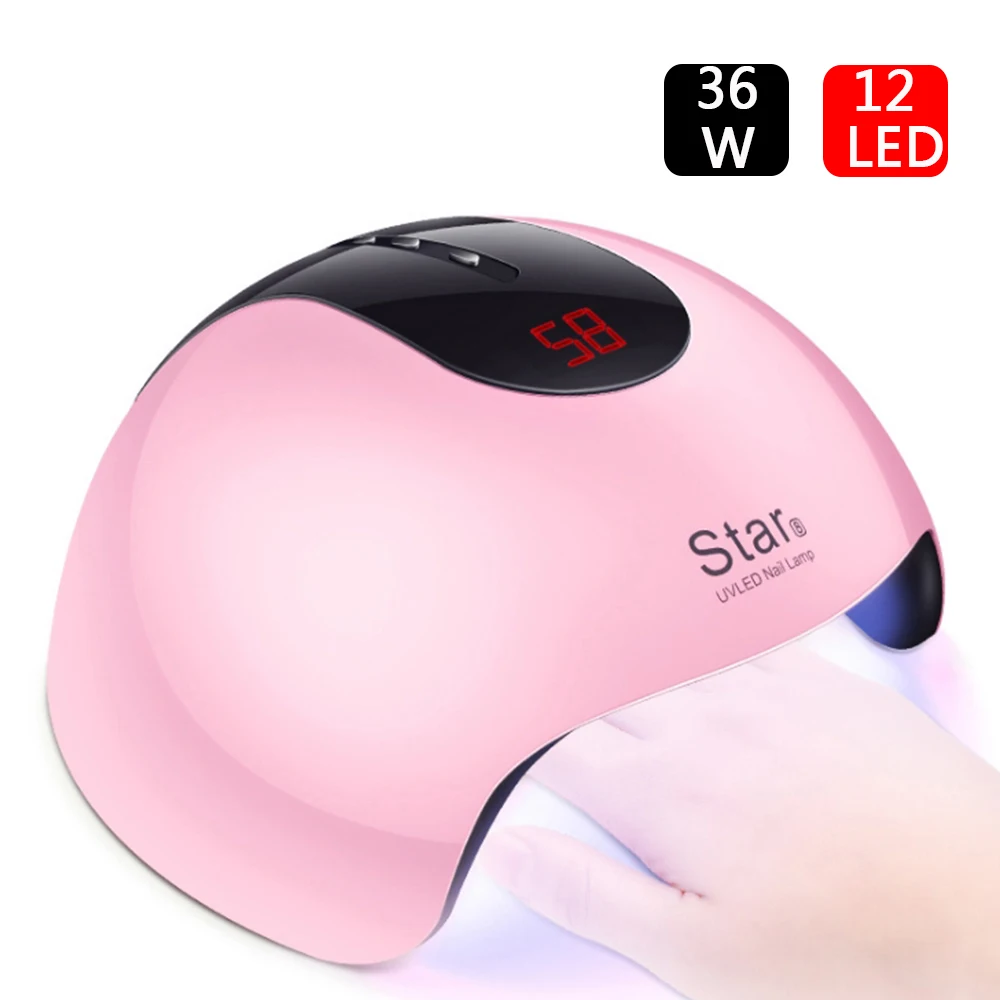 Star 8 Nail Dryer For Nails LED UV Lamp 36W MINI USB Lamp For Manicure LCD Display Drying All Gels Nails Polish Nail Art Tools
Star 8 Nail Dryer For Nails LED UV Lamp 36W MINI USB Lamp For Manicure LCD Display Drying All Gels Nails Polish Nail Art Tools