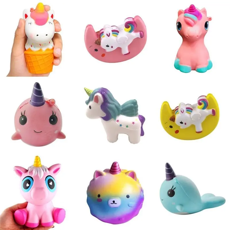PU Jumbo Cute Kawaii Soft Unicorn Moon Squishy Squeeze Squishi Toy Slow Rising for Kids Relieves Stress Anxiety Props
PU Jumbo Cute Kawaii Soft Unicorn Moon Squishy Squeeze Squishi Toy Slow Rising for Kids Relieves Stress Anxiety Props