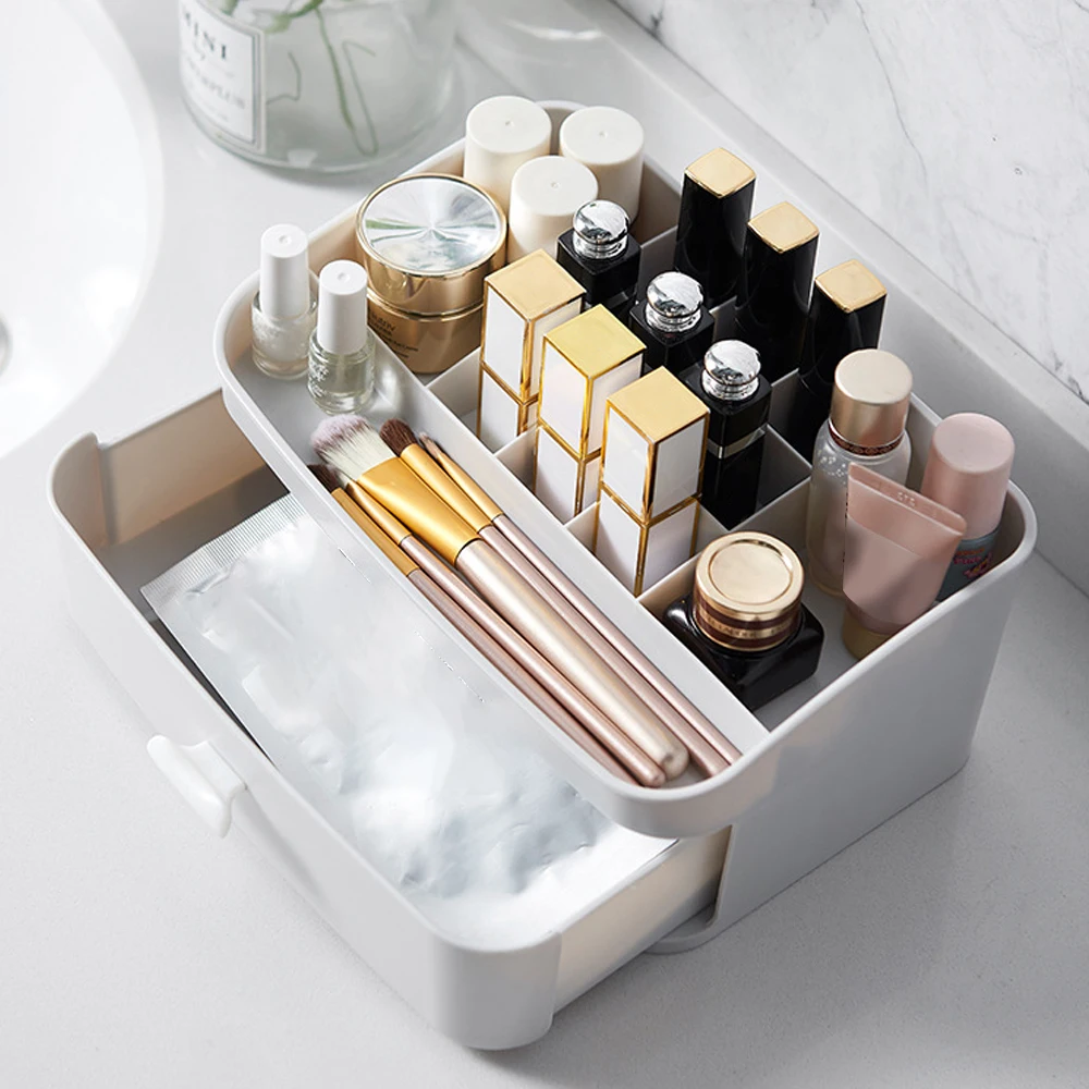 Plastic Jewelry Cosmetic Holder Box Drawer Organizer Divider Makeup Storage Box Compartment Muti-Grids Multifunction Box
Plastic Jewelry Cosmetic Holder Box Drawer Organizer Divider Makeup Storage Box Compartment Muti-Grids Multifunction Box