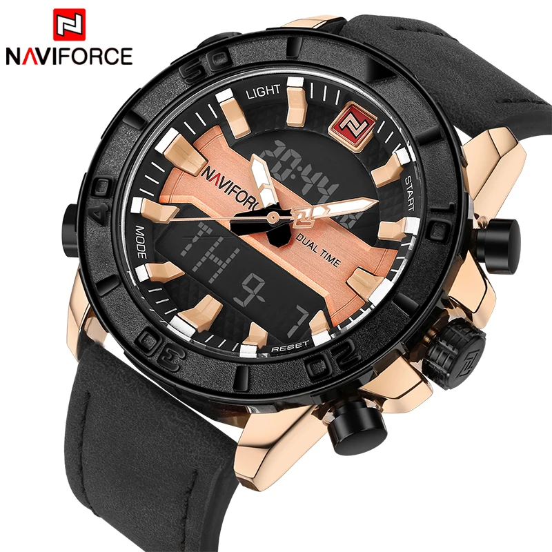 2017 NAVIFORCE Luxury Brand Men Fashion Sports Watches Men's Waterproof Quartz Date Clock Man Leather Army Military Wrist Watch
2017 NAVIFORCE Luxury Brand Men Fashion Sports Watches Men's Waterproof Quartz Date Clock Man Leather Army Military Wrist Watch
