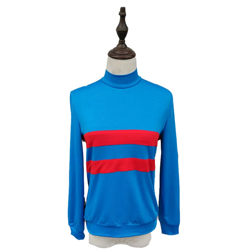 2018 New Game Undertale Frisk Cosplay Costume Halloween Unisex Sweatshirts Casual Pullover Tops High-necked Streak Clothes
2018 New Game Undertale Frisk Cosplay Costume Halloween Unisex Sweatshirts Casual Pullover Tops High-necked Streak Clothes