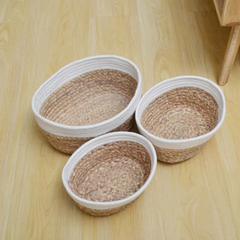 Nordic Handmade natural Wicker Rattan flower Storage Basket desktop organizer Sundries Toy dirty clothes storage Basket 1PC
Nordic Handmade natural Wicker Rattan flower Storage Basket desktop organizer Sundries Toy dirty clothes storage Basket 1PC