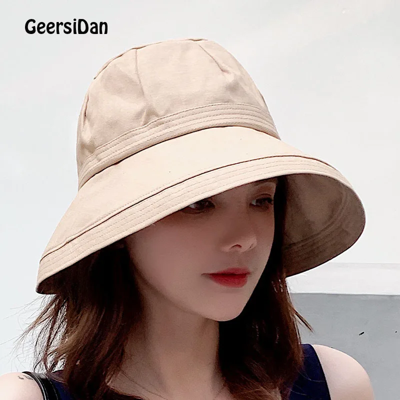 GEERSIDAN Women Summer Beach Travel Wide Brim Sun Hat Reversible Foldable Cap Fashion Outdoor UV protection bucket hat for women
GEERSIDAN Women Summer Beach Travel Wide Brim Sun Hat Reversible Foldable Cap Fashion Outdoor UV protection bucket hat for women