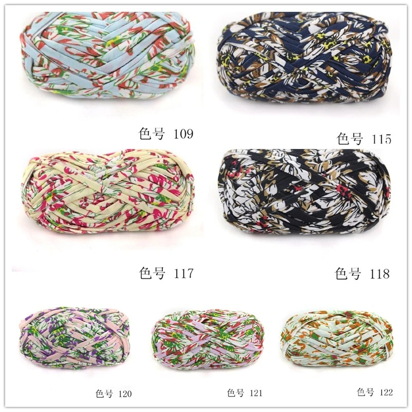 HMS 100g Soft Floral Fabric Yarn For DIY Knitting Crochet Carpet Bag Cloth Fancy Yarn 7 Colors to Choose From
HMS 100g Soft Floral Fabric Yarn For DIY Knitting Crochet Carpet Bag Cloth Fancy Yarn 7 Colors to Choose From