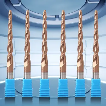 Augusttools Tapered End Mill HRC60 3.175mm 4mm 6mm 8mm Tungsten Solid Carbide Milling Cutter For Wood Metal Ball Nose End Mill
Augusttools Tapered End Mill HRC60 3.175mm 4mm 6mm 8mm Tungsten Solid Carbide Milling Cutter For Wood Metal Ball Nose End Mill