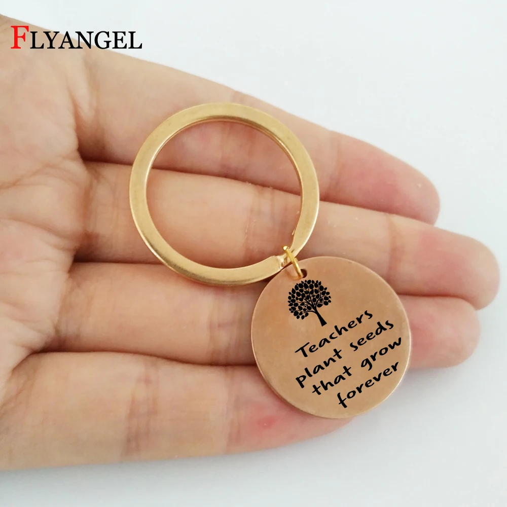 Fashion Charms Teachers plant seeds that grow forever Keychain Great Teacher's Gift Key Chain Women Men Bag Car Keyring Jewelry
Fashion Charms Teachers plant seeds that grow forever Keychain Great Teacher's Gift Key Chain Women Men Bag Car Keyring Jewelry