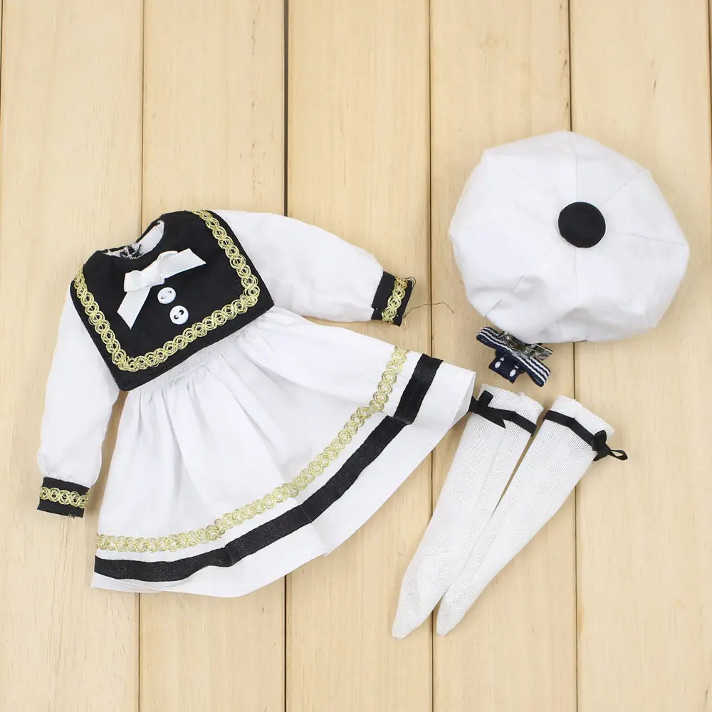 Clothes for 1/6 BJD doll Sailor outfit suitable for bjd body no for ICY and blyht fashion gift Free shipping
Clothes for 1/6 BJD doll Sailor outfit suitable for bjd body no for ICY and blyht fashion gift Free shipping