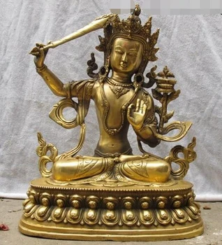 Copper Brass CHINESE crafts decor ation Asian 17" Chinese Buddhism Brass Goddess Vase Ride Dragon Statue
Copper Brass CHINESE crafts decor ation Asian 17" Chinese Buddhism Brass Goddess Vase Ride Dragon Statue